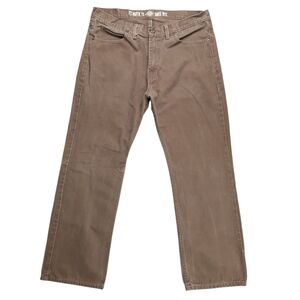 Dickies Brown Regular Straight Fit 100% Cotton Jeans SZ 36x30